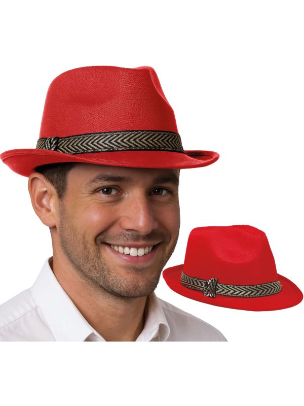 Rode Gangsterhoed voor Volwassenen