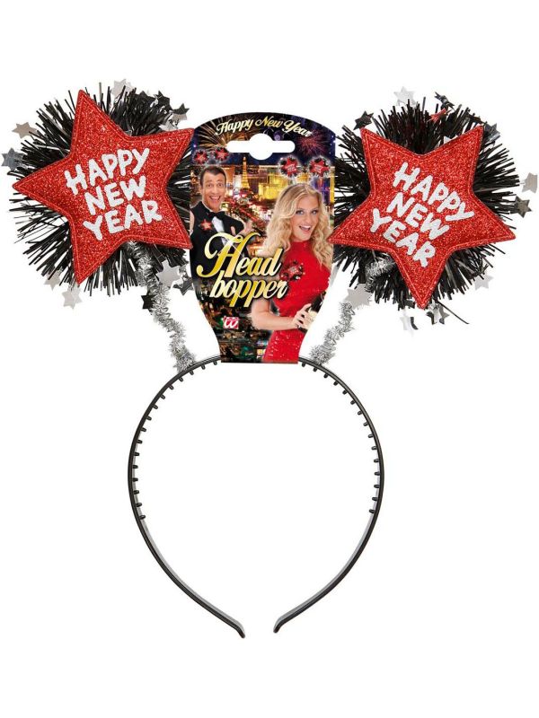 Rode Gelukkig Nieuwjaar Hoofdband