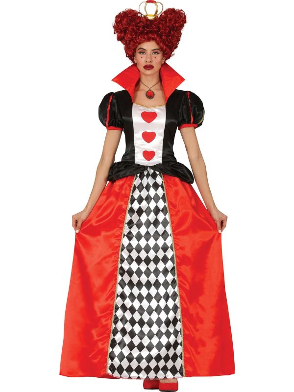 Rode Hartenkoningin Jurk