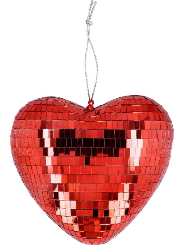 Rode Hartvormige Discobal