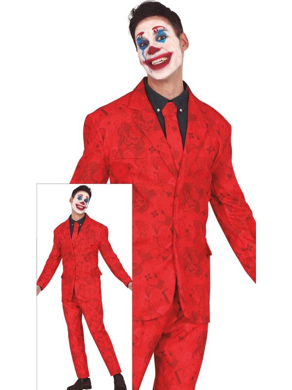 Rode Joker Kostuum