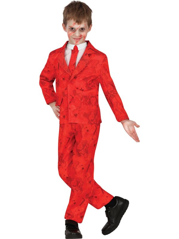 Rode Joker Kostuum Pak Kind