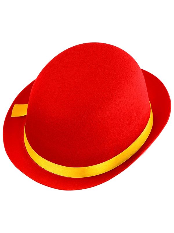 Rode Klassieke Bolhoed Kind