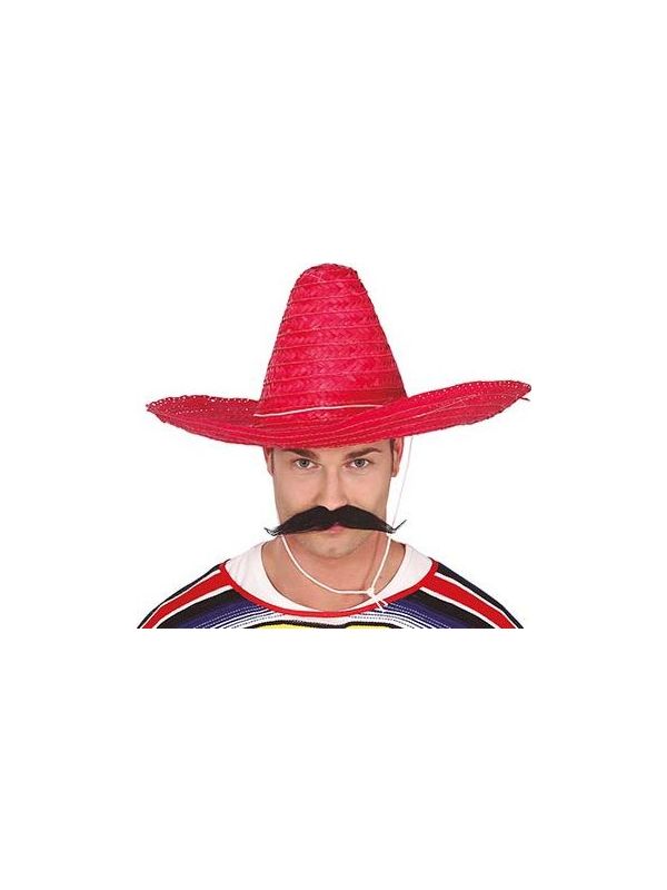 Rode Mexicaanse Sombrero Hoed
