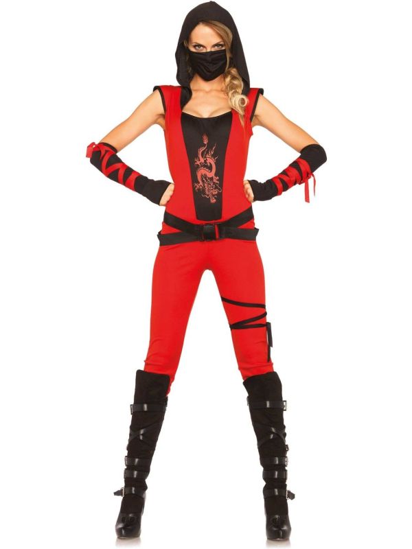Rode Ninja Kostuum Dames