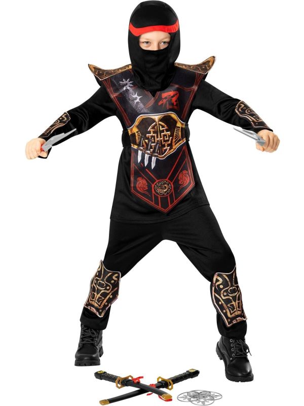 Rode Ninja Kostuum Jongens