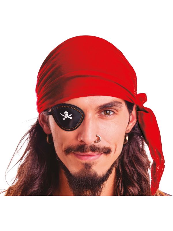 Rode Piraten Bandana Volwassenen
