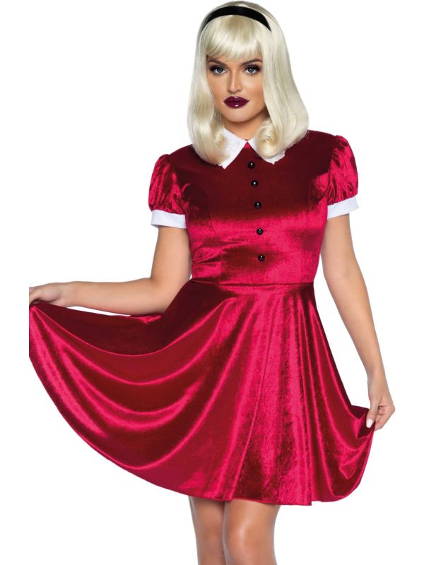 Rode Sabrina Heks Jurkje