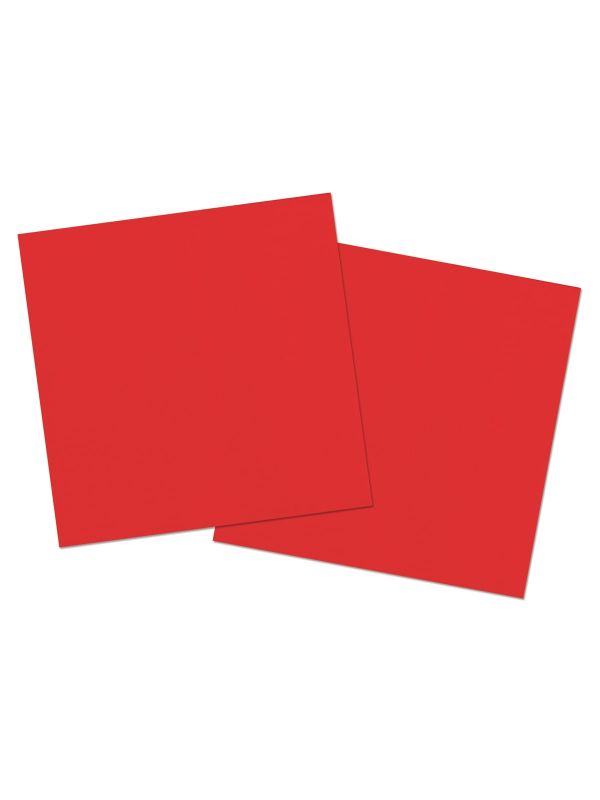 Rode Servetten 20 Stuks