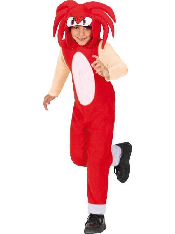Rode Sonic Knuckles Kostuum
