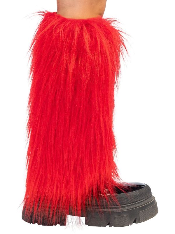 Rode UV Beenwarmers Dames