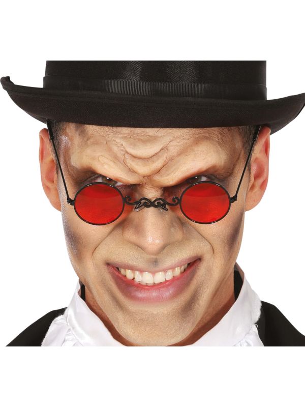 Rode Vampier Ronde Bril