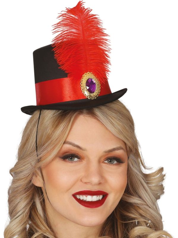 Rode Veren Minihoedje Circus