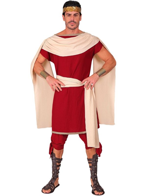 Romeins Kostuum Rood Heren