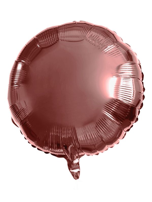 Ronde Folieballon 45cm Brons