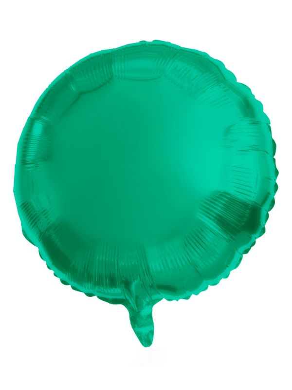 Ronde Folieballon 45cm Groen Metallic