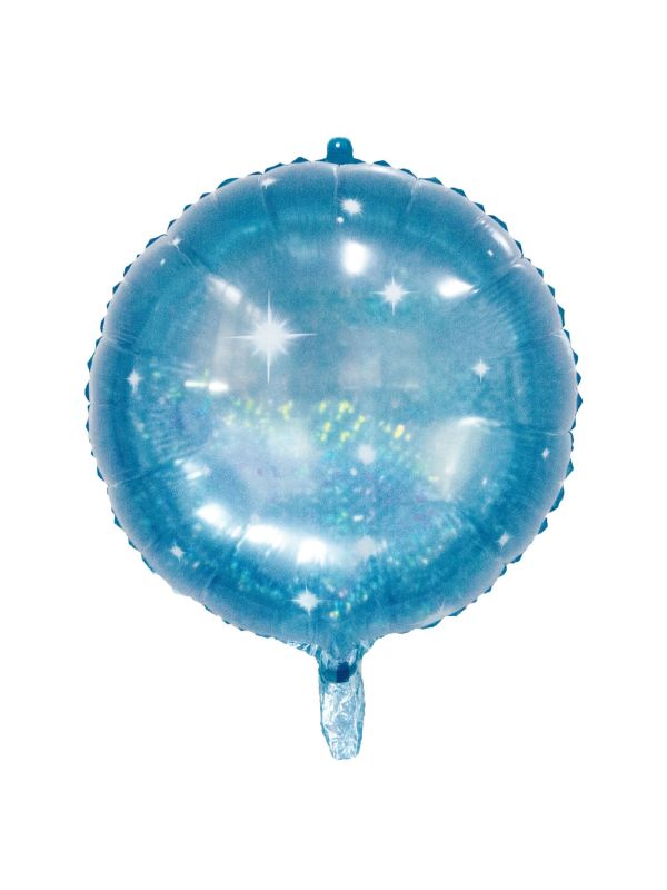 Ronde Folieballon 61cm Galatic Aqua