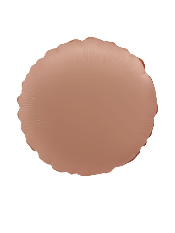Ronde Folieballon Vintage Roze 45 cm