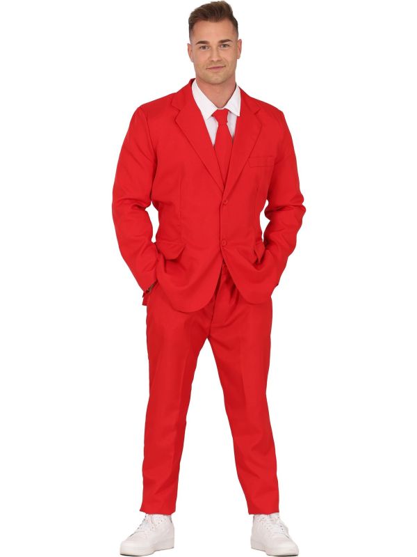 Rood Maatpak Heren Carnaval