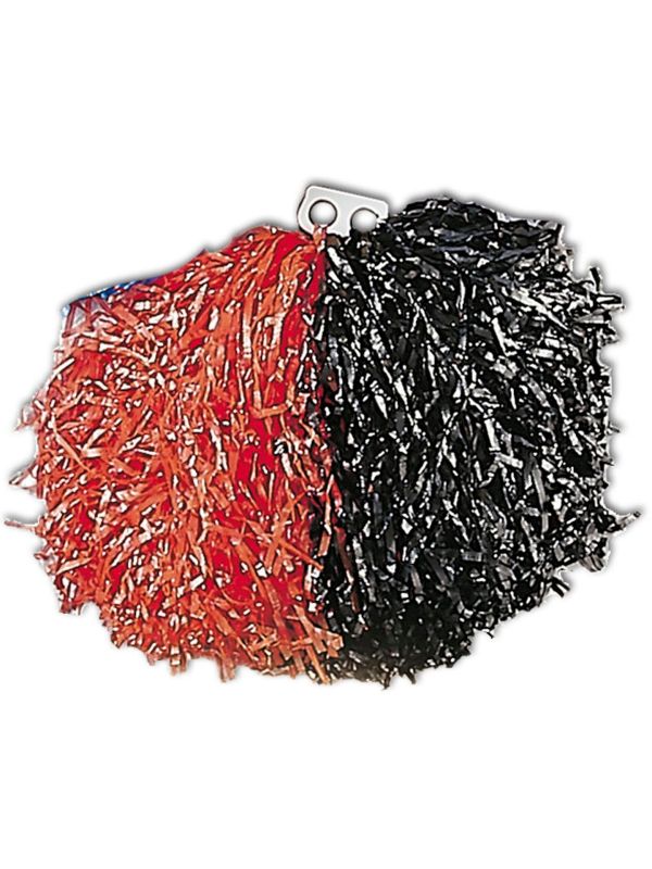 Rood Zwarte Cheerleader Pom Pom