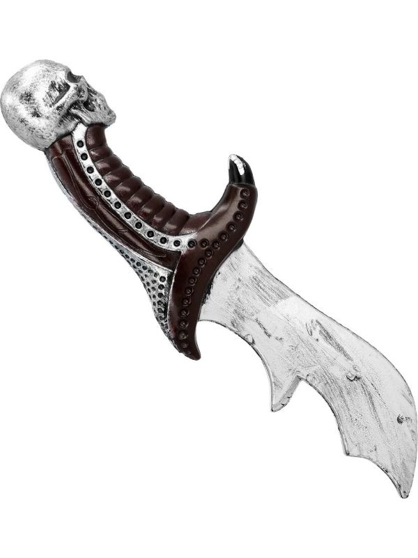 Rood/Zwarte Skull Master Dolk 29cm