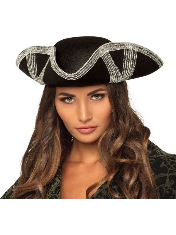 Royal Fortune Piratenhoed Zilver