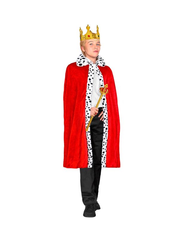 Royale Mantel Rood Prins Carnaval Jongens