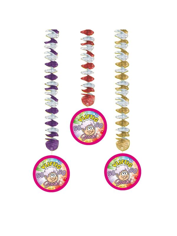 Roze 50 Jaar Sarah Hangende Versiering