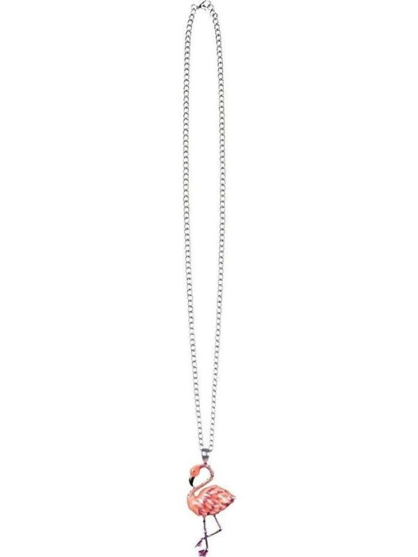 Roze Flamingo Ketting