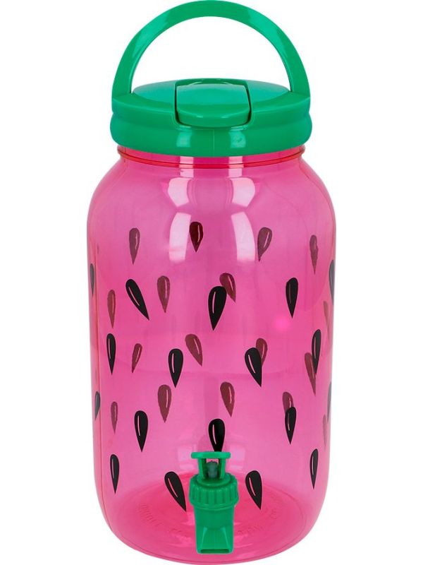 Roze Fruitdrank Dispenser met Kraantje 3,8 Liter