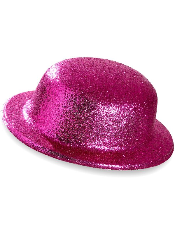 Roze Glitter Bolhoed
