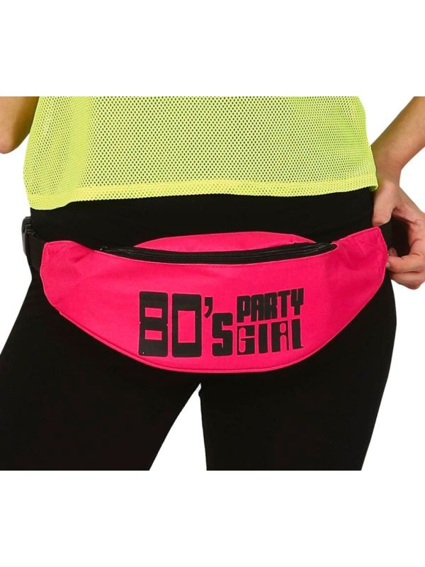 Roze Heuptasje 80's Party Girl