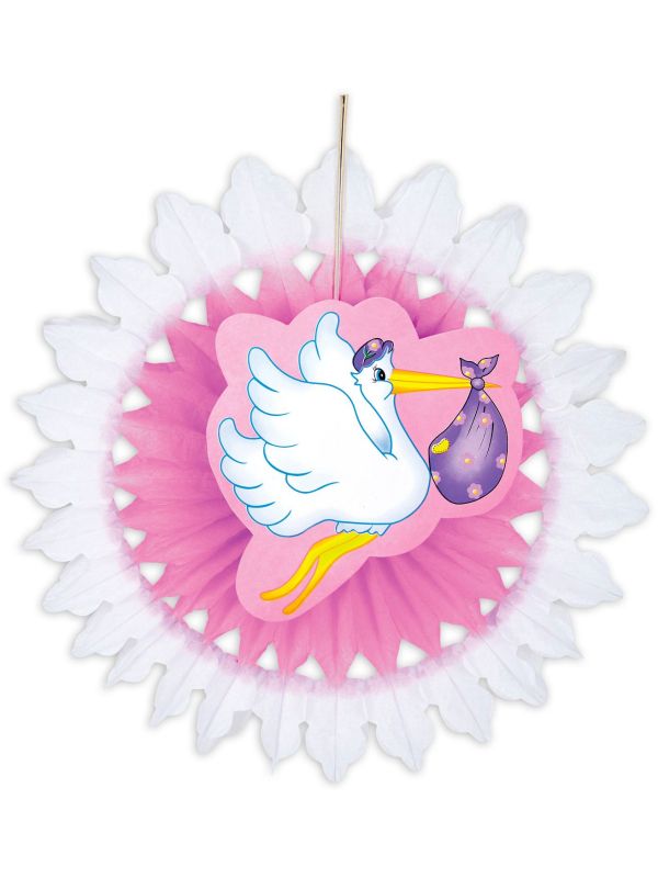 Roze Ooievaar Waaier