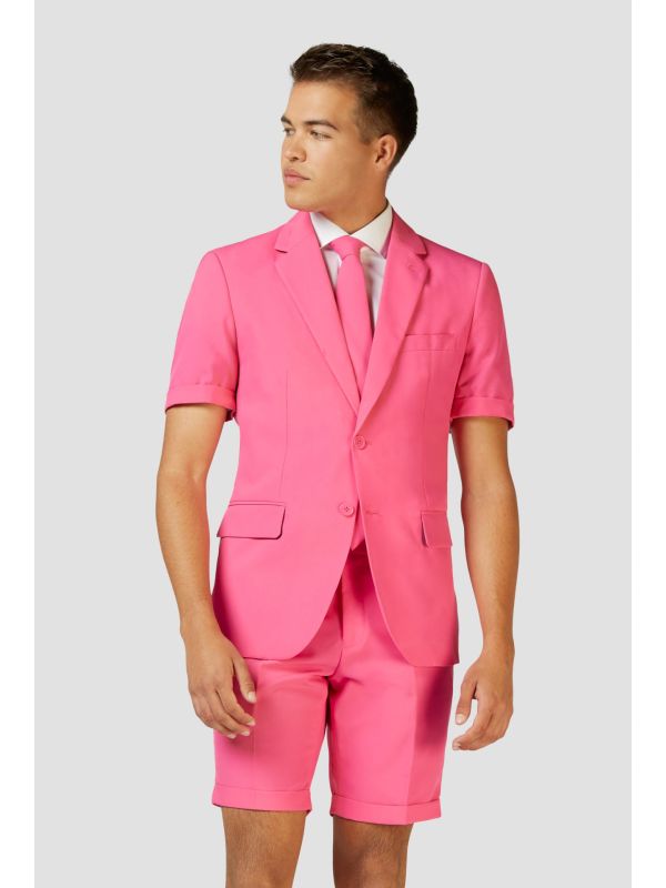 Roze Opposuits Zomer Kostuum