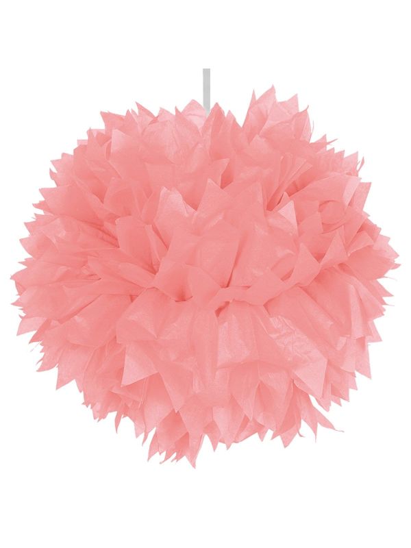 Roze Pompom Hanger 30cm