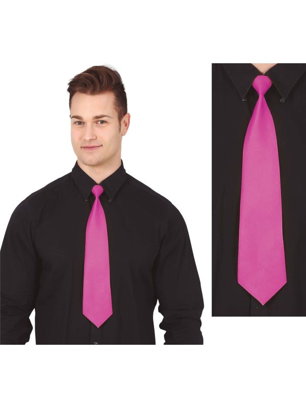 Roze Retro Stropdas 45cm