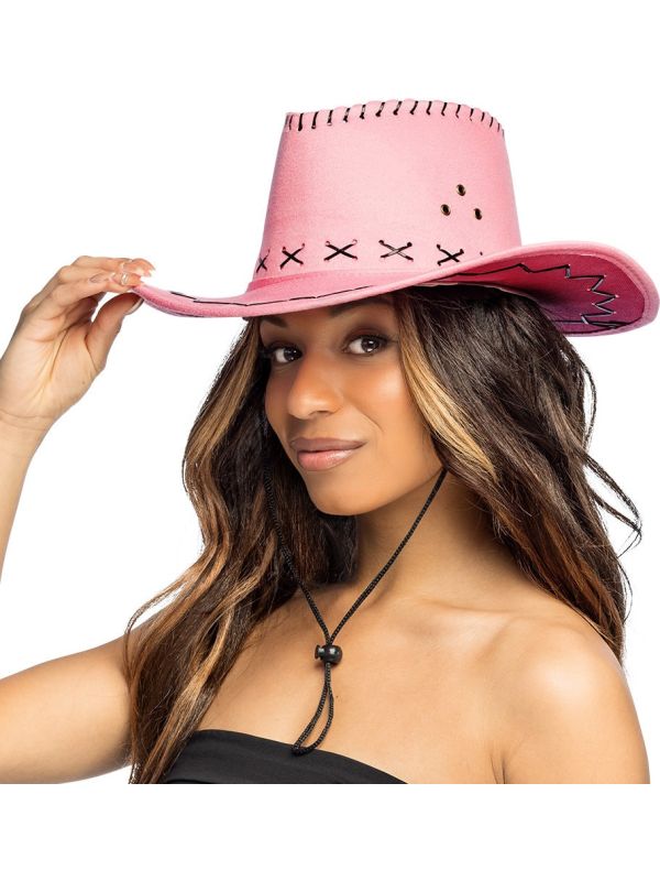 Roze Rodeo Cowboyhoed Dames