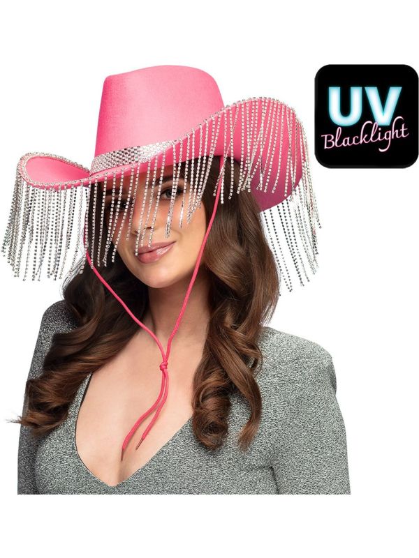 Roze Showgirl Rodeo Hoed