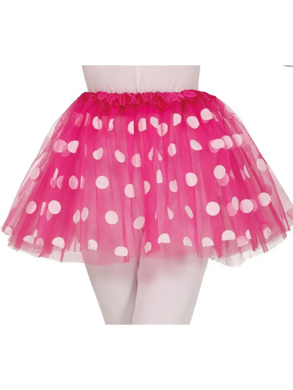 Roze Tutu met Witte Stippen Meisjes