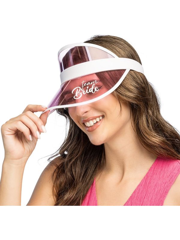 Roze Vrijgezellenfeest Zonneklep Dames