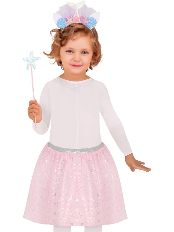 Roze Zeemeermin Prinses set 3-Delig Meisjes