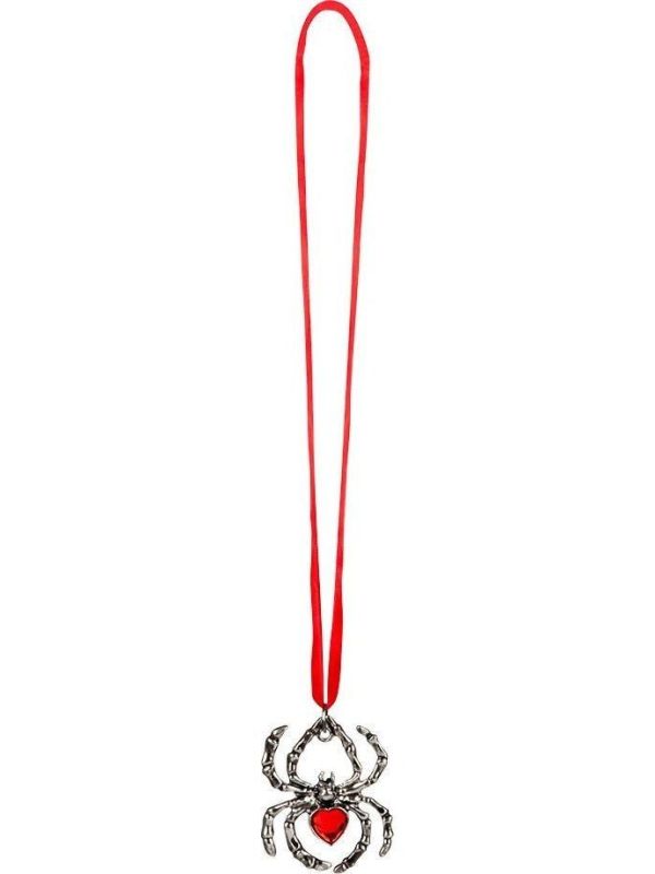 Ruby Rode Spin Ketting