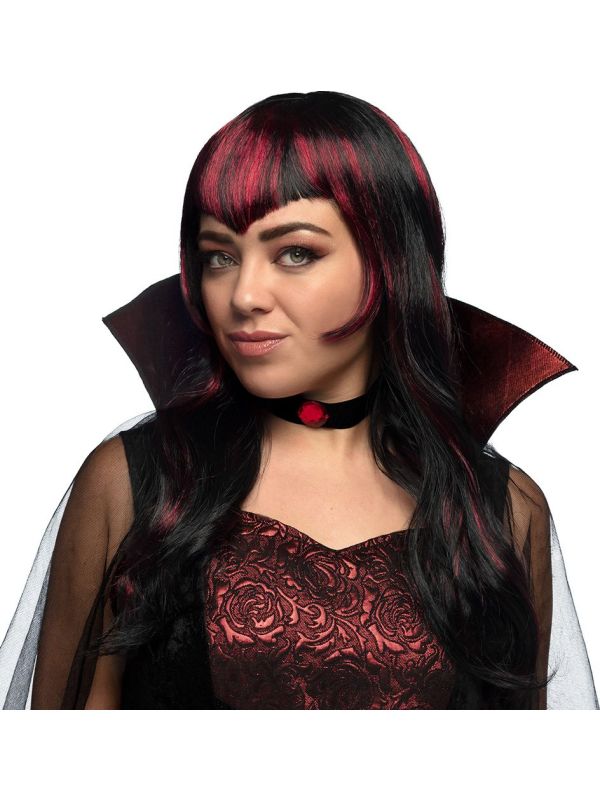 Ruby Vampier Rode Pruik Dames