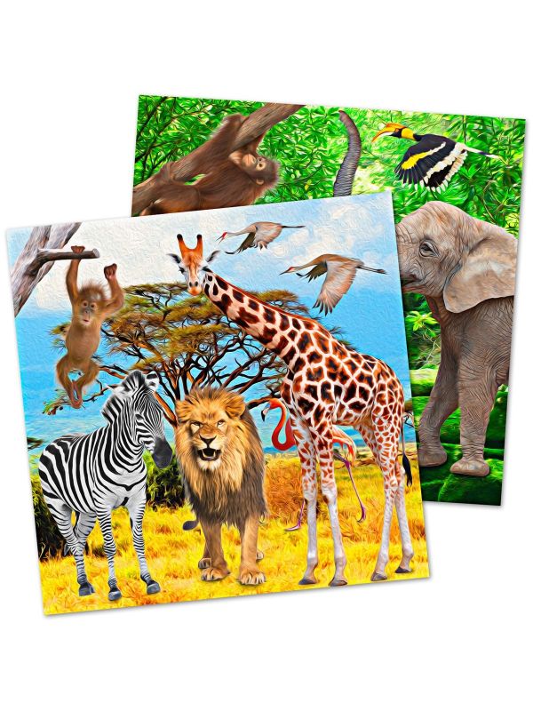 Safari Party Servetten 20 Stuks