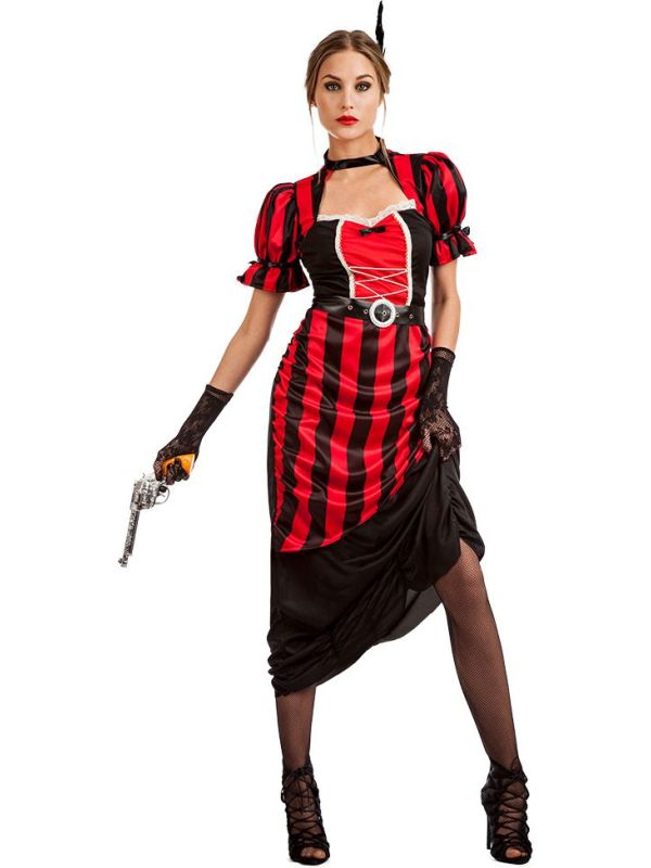 Saloon Gunslinger kostuum Dames