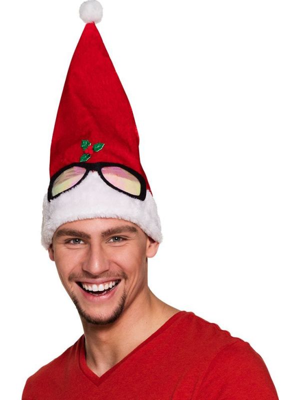 Santa Kerstmuts met Bril