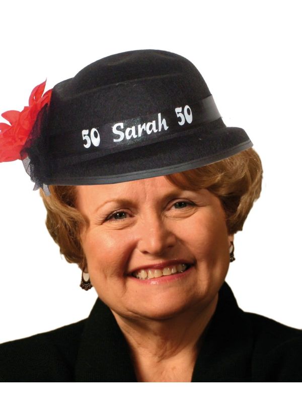 Sarah 50 Jaar Bolhoed met Bloem