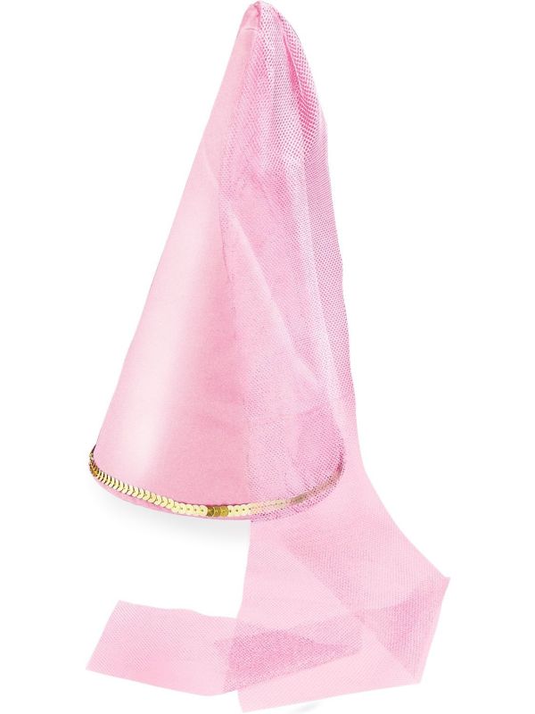 Satijnen Fee Hoed Roze Kind