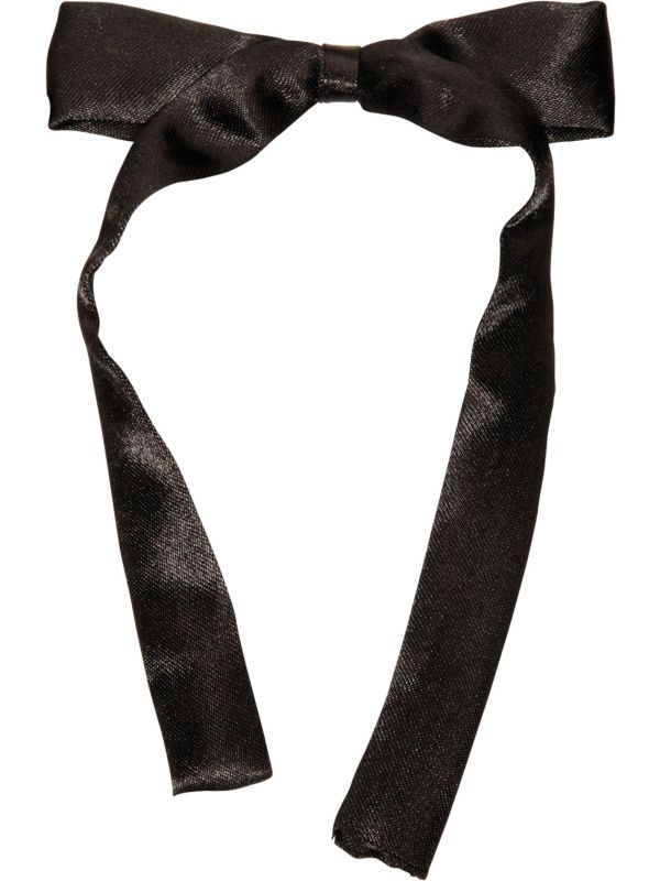 Satijnen Zwarte Strik