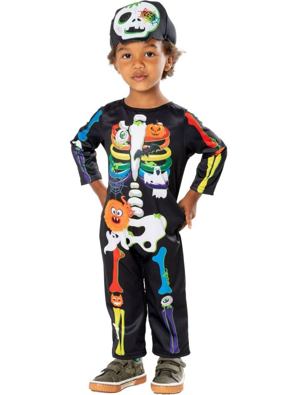 Schattig Skelet Kostuum Kinderen Halloween